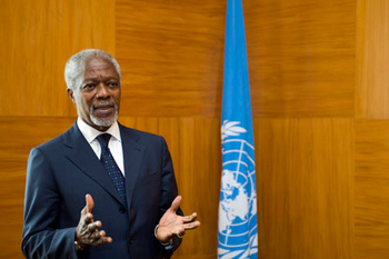 Кофи Аннан предостерегает Сирию от гражданской войны