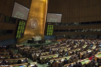 Сирийский конфликт разделил участников Генассамблеи ООН
